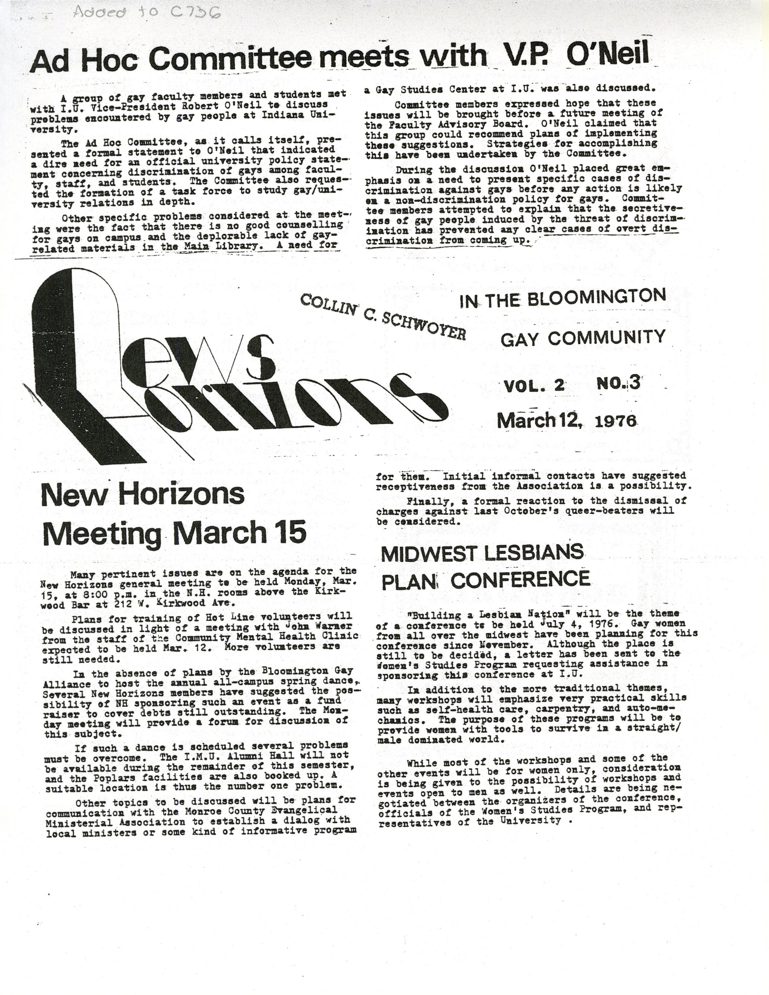 News Horizons vol. 2 no. 3